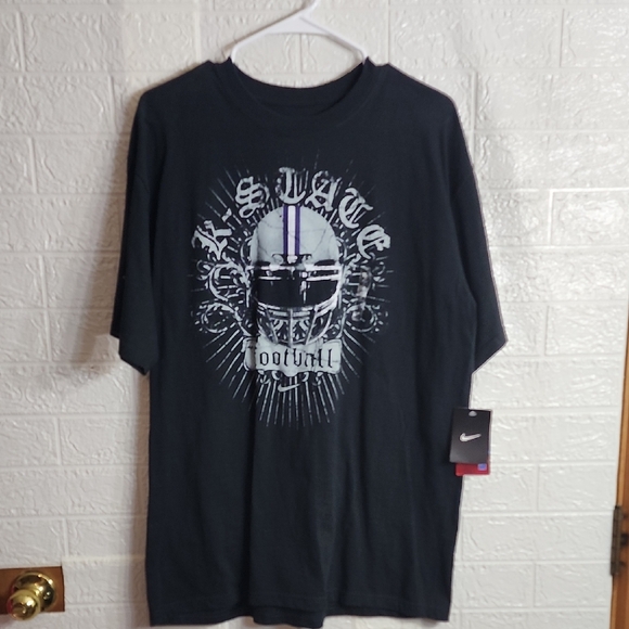 Nike Other - Nike Dark Gray Football Graphic Men's Tee K STATE FOOTBALL